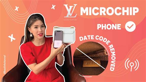 Louis Vuitton microchip date code